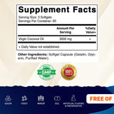 Vitamatic 3000 mg por porción, fuente concentrada de MCT para energía sostenida.