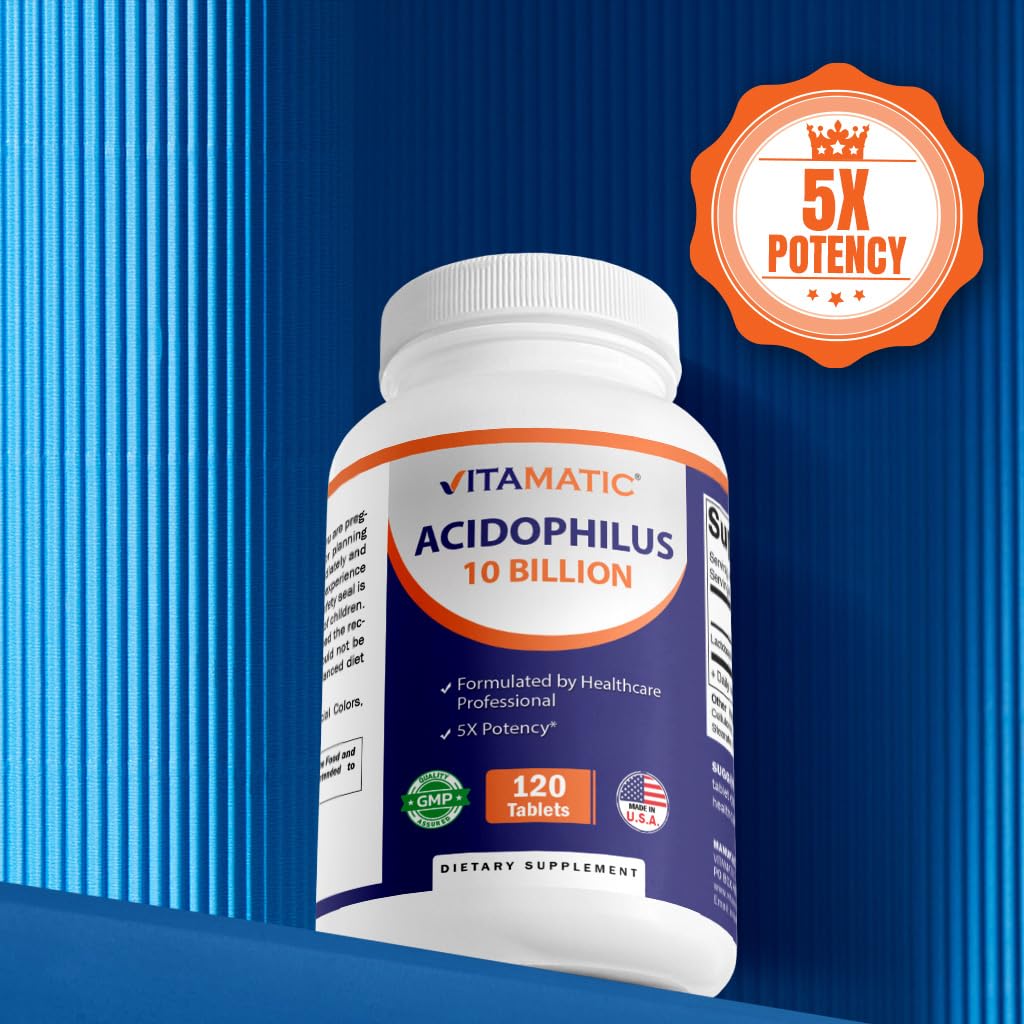 Vitamatic Acidophilus, presentación en dos paquetes para conveniencia diaria