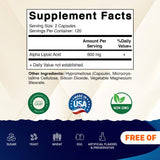 Vitamatic ALA en bote de 120 porciones para energía sostenible.