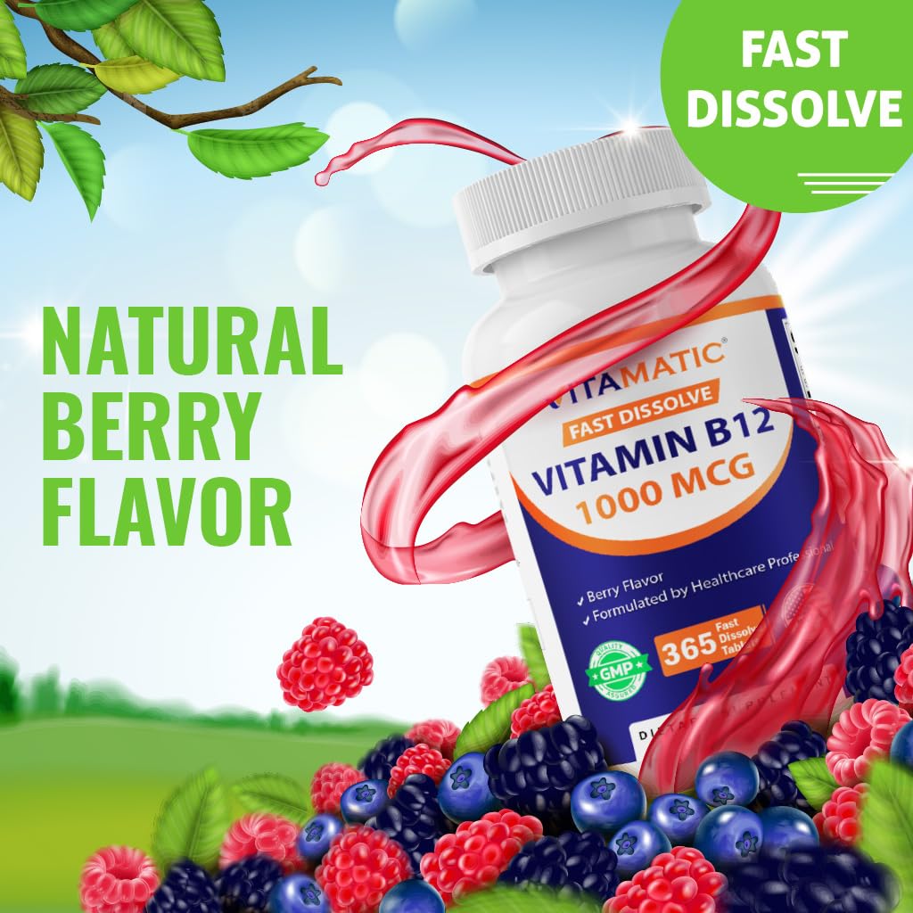 Vitamatic B12 1000 mcg, sin sodio para personas con restricción