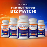 Vitamatic B12 1000 mcg, sin soja para alergias alimentarias