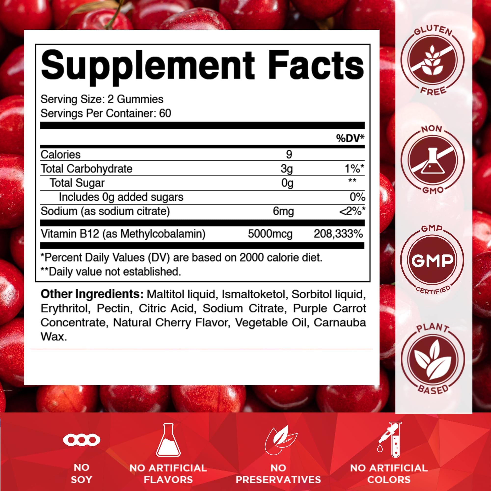 Gomitas Vitamatic B12, textura suave para consumo diario