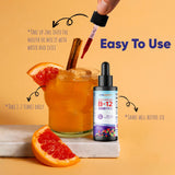 Vitamatic B12 líquido, dosis de 5 ml para dosis moderadas