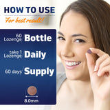 Vitamatic B12 Metilcobalamina, pastillas dentro de la caja, dosis de 10,000 mcg