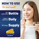 Cápsulas vegetales de Vitamatic Berberina 500 mg en blíster
