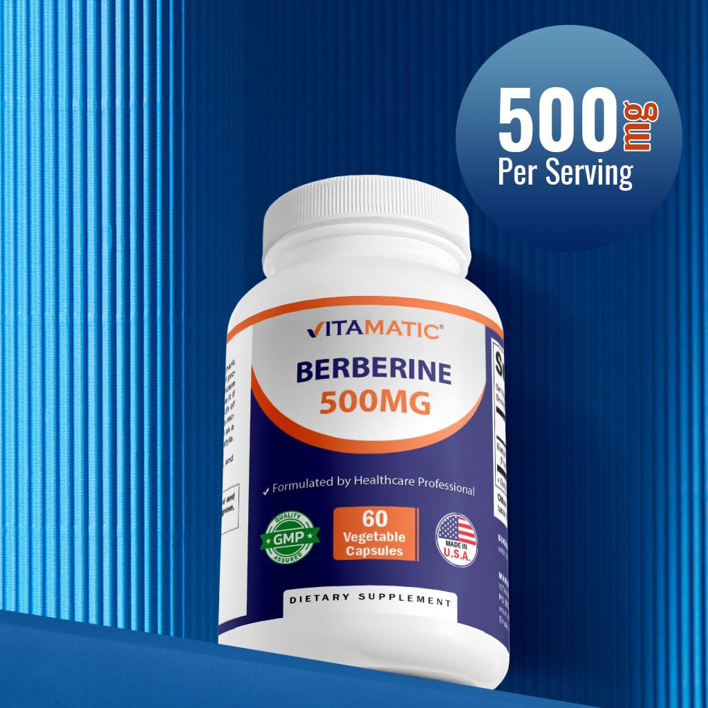 Sello sin gluten en Vitamatic Berberina, opción apta para dietas