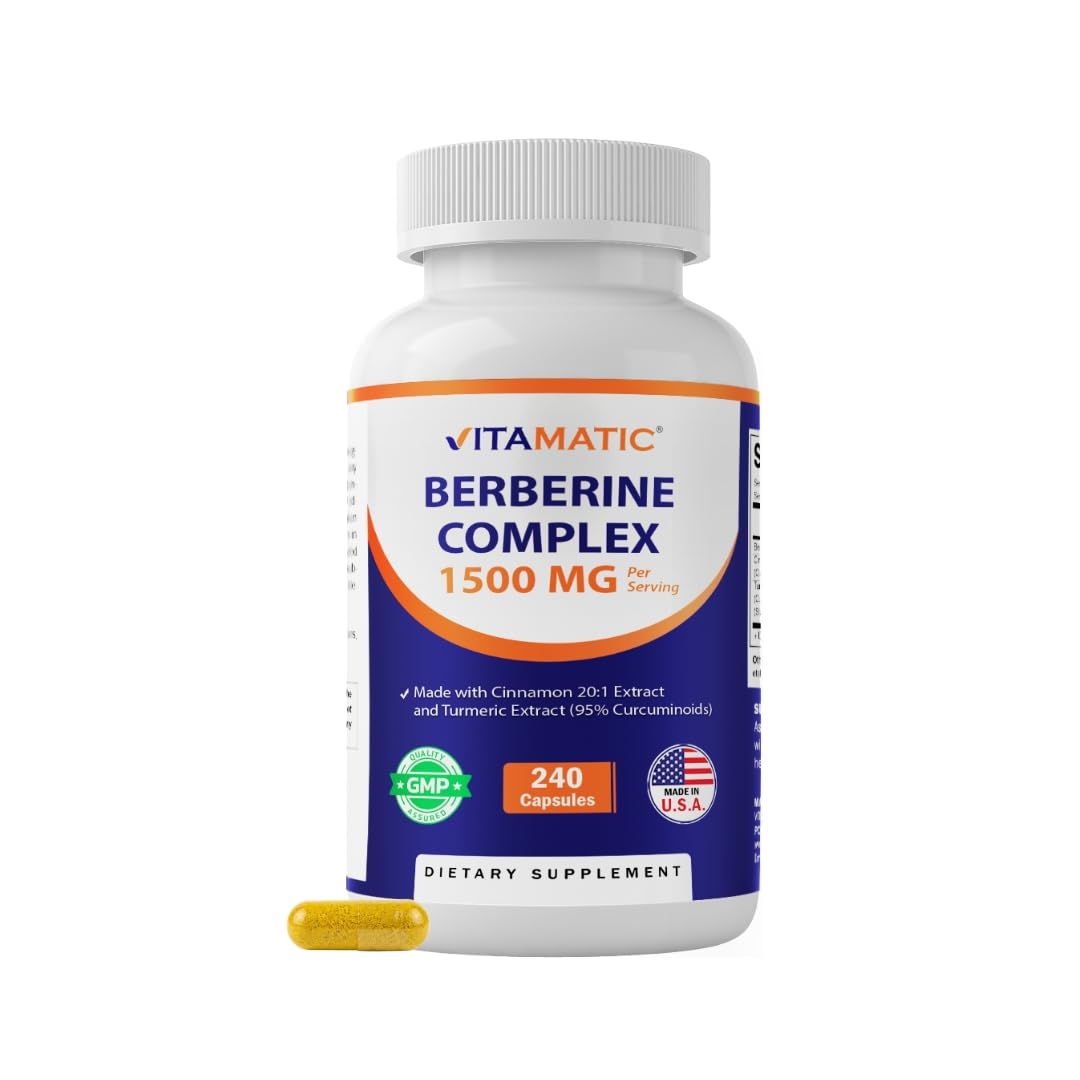 Vitamatic Berberina y Ceilón, botella para uso diario