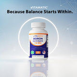 Vitamatic Boro glicinato 10 mg, etiqueta frontal, resumen de 240 tabletas