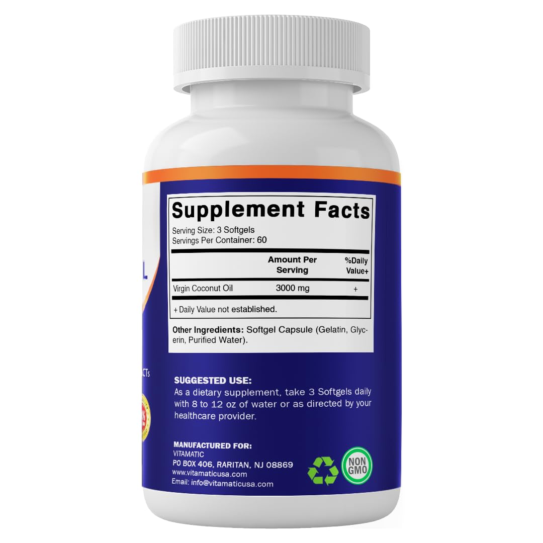 Vitamatic Botella de 180 cápsulas para consumo diario.