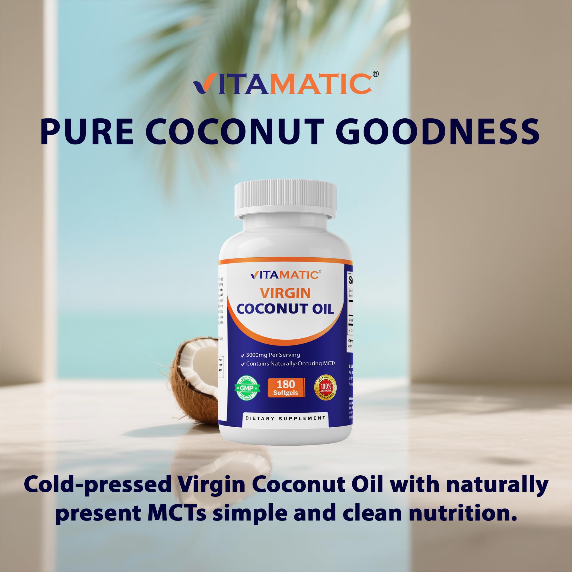 Vitamatic Cápsulas blandas fáciles de tragar para suplementación cómoda.