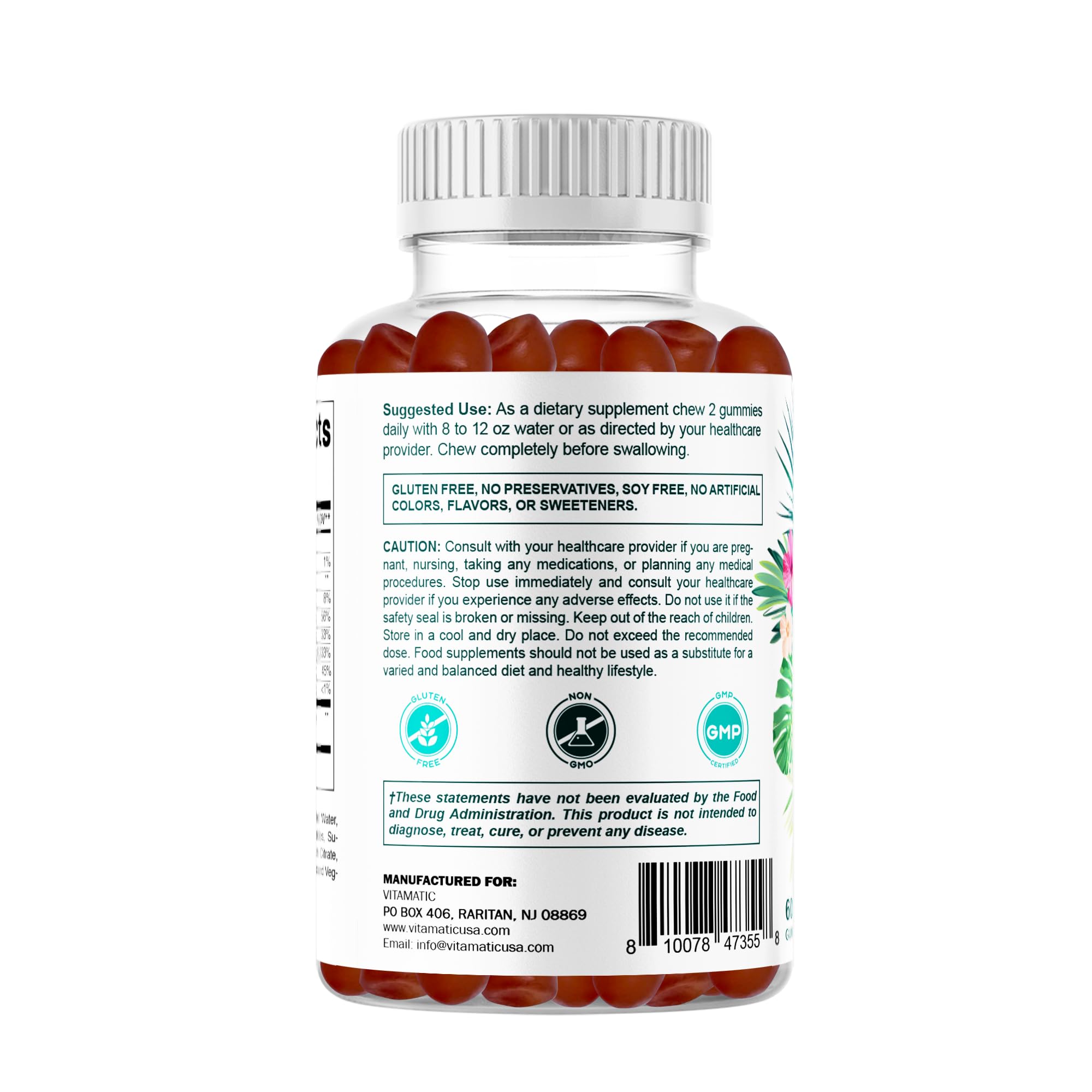 Sabor tropical para disfrutar sin colorantes artificiales.