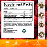 Etiqueta de Vitamatic D3-120 con pectina y sin gluten