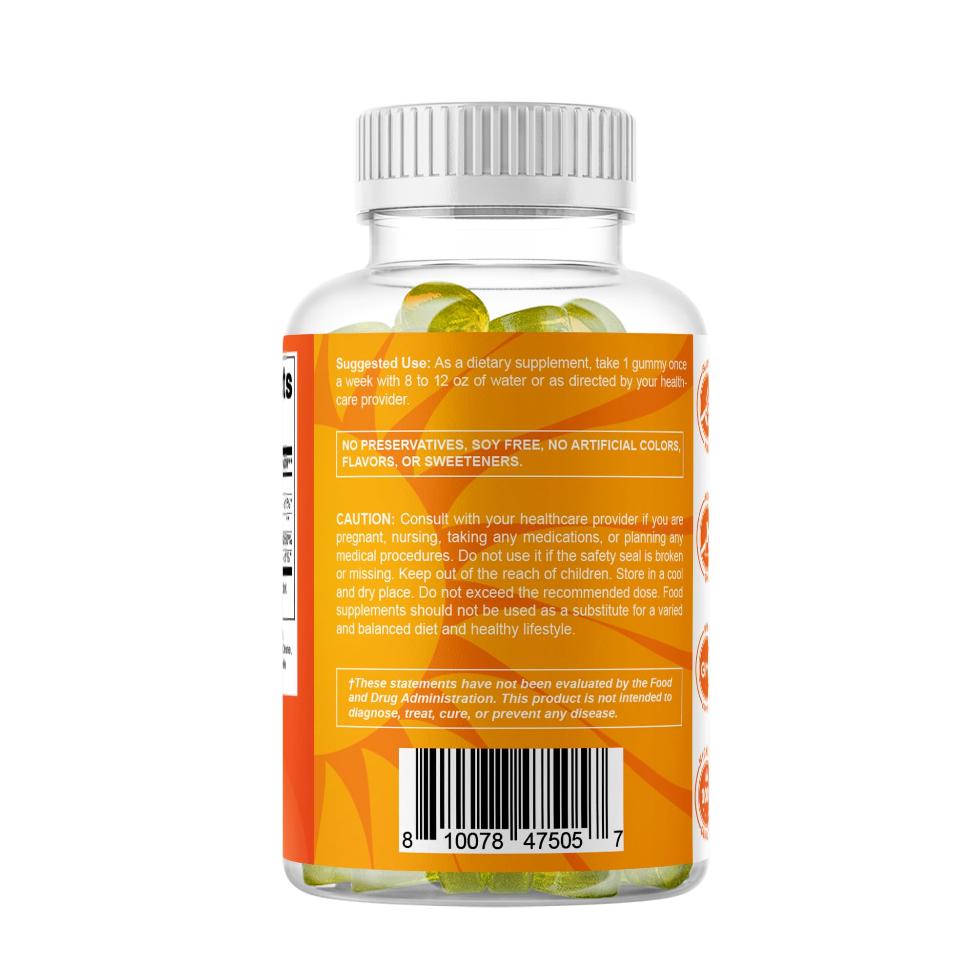 Dispenser de Vitamatic D3, aroma cítrico natural al abrir.