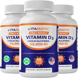 Vitamatic D3 en frasco semanal para adherencia y dosis consistentes