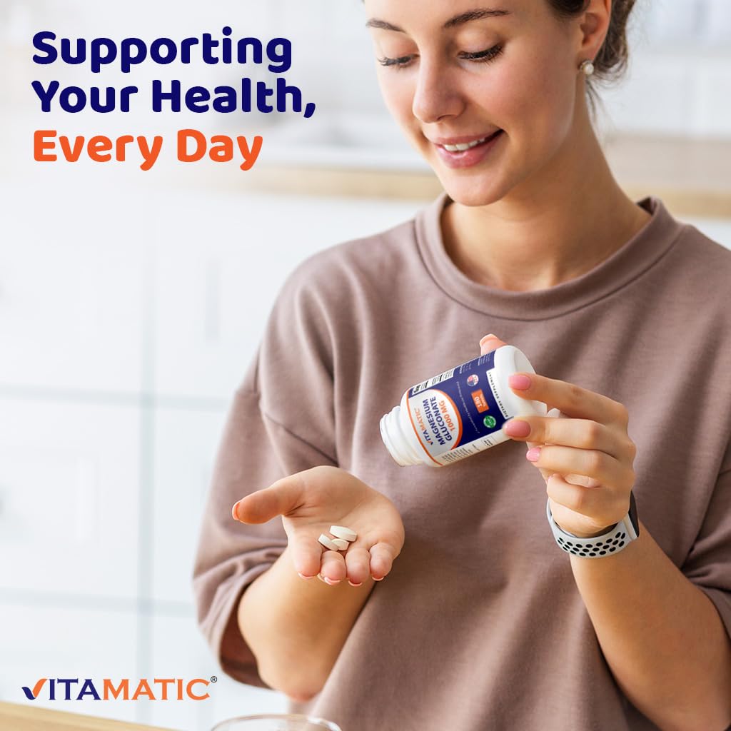 Presentación de 1000 mg por tableta, Vitamatic facilita la ingesta.