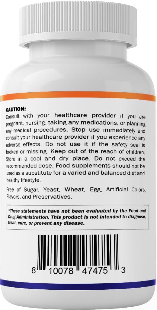 Vitamatic etiqueta clara con información de calidad