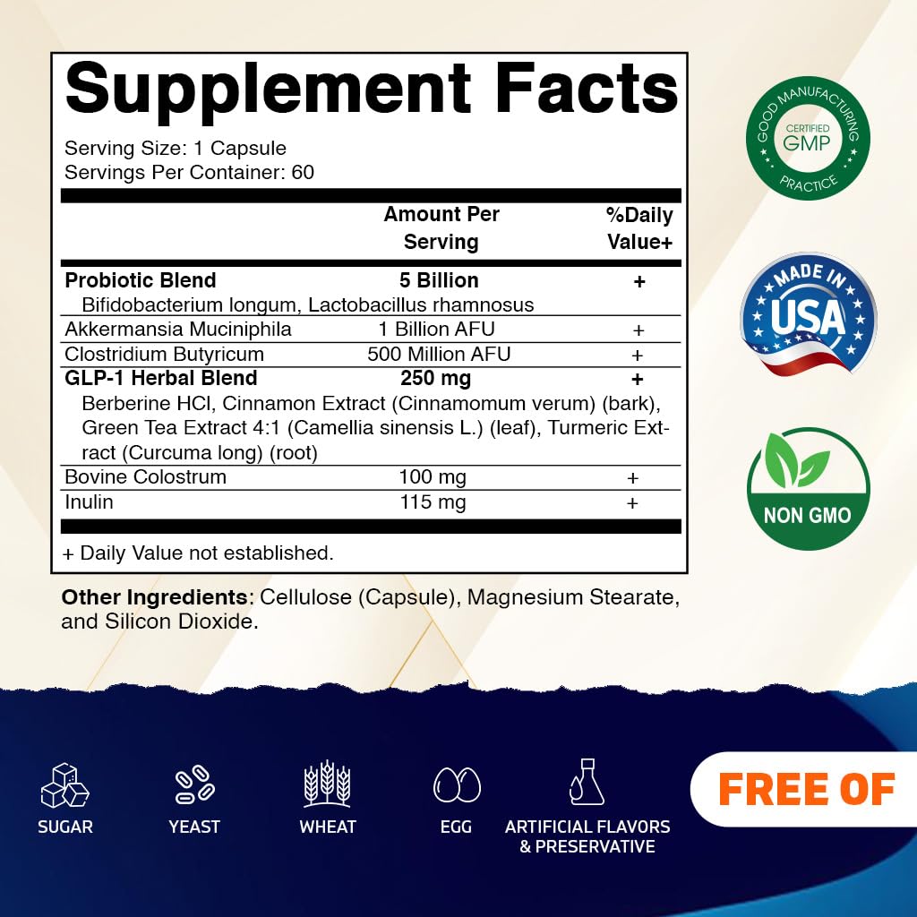 Vitamatic GLP-1: ingredientes clave para soporte digestivo