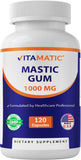 Vitamatic Goma Mastic cápsulas 1000 mg para apoyo digestivo suave.