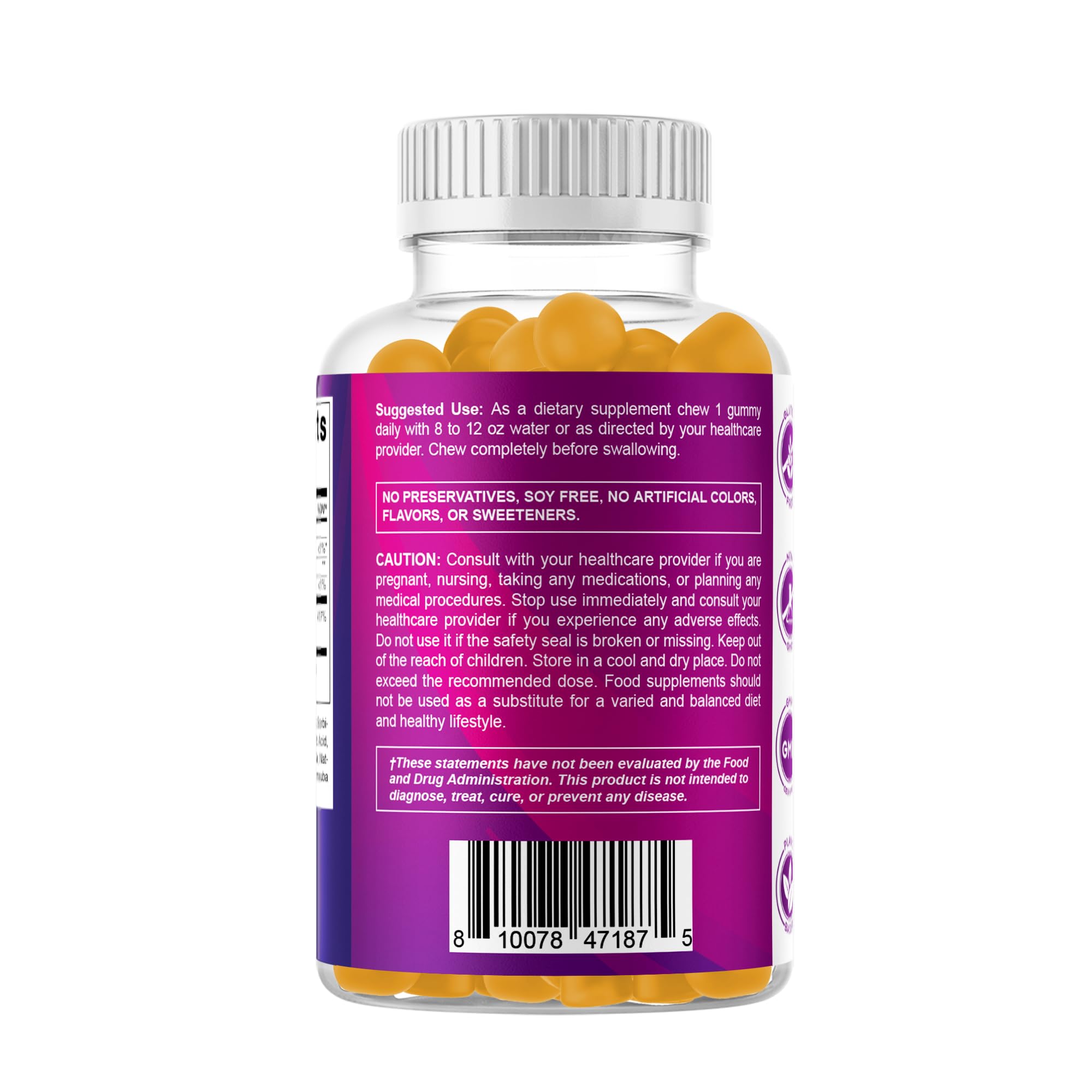 Gominolas Vitamatic envase reciclable para responsabilidad ambiental.