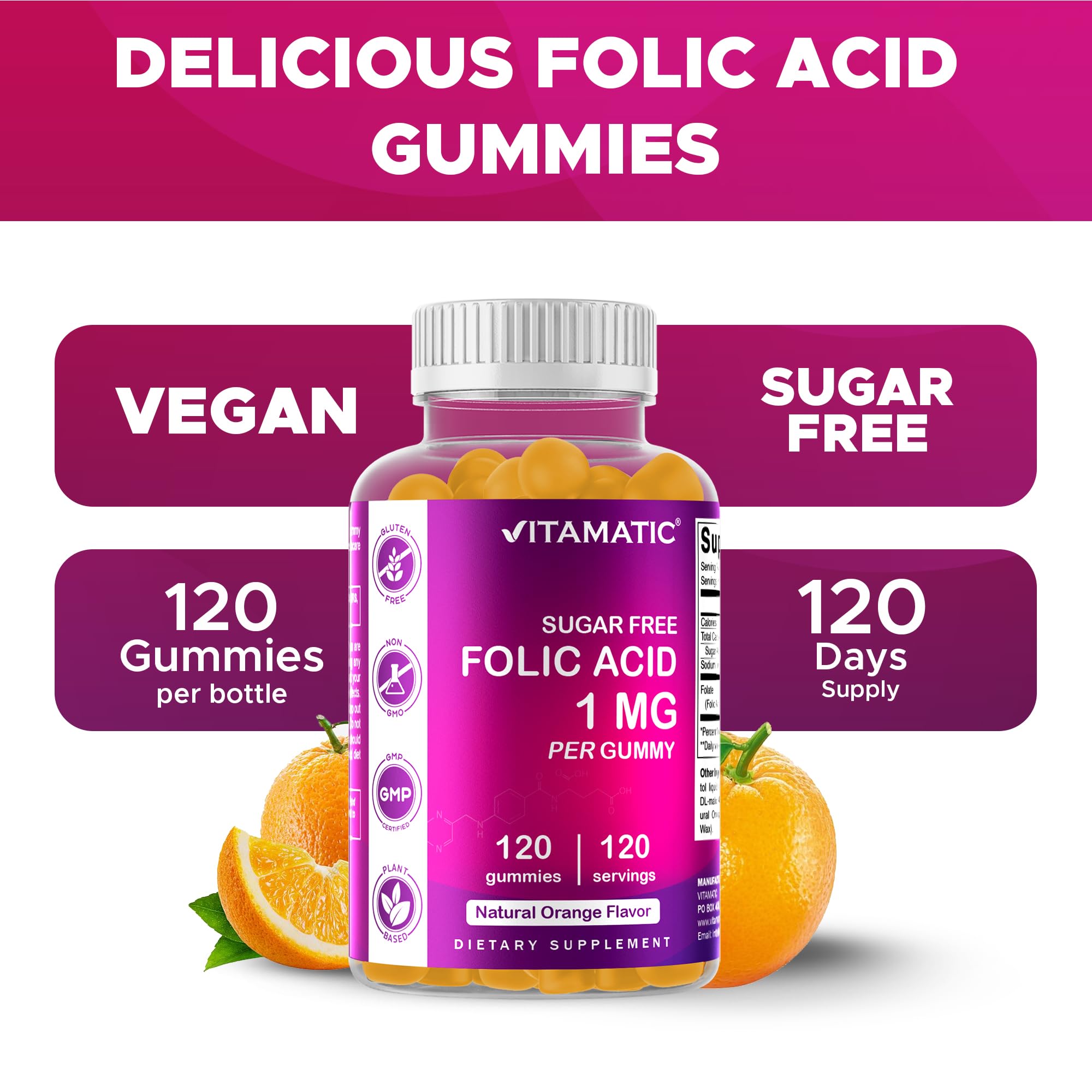 Gominolas Vitamatic aptas para dietas veganas.