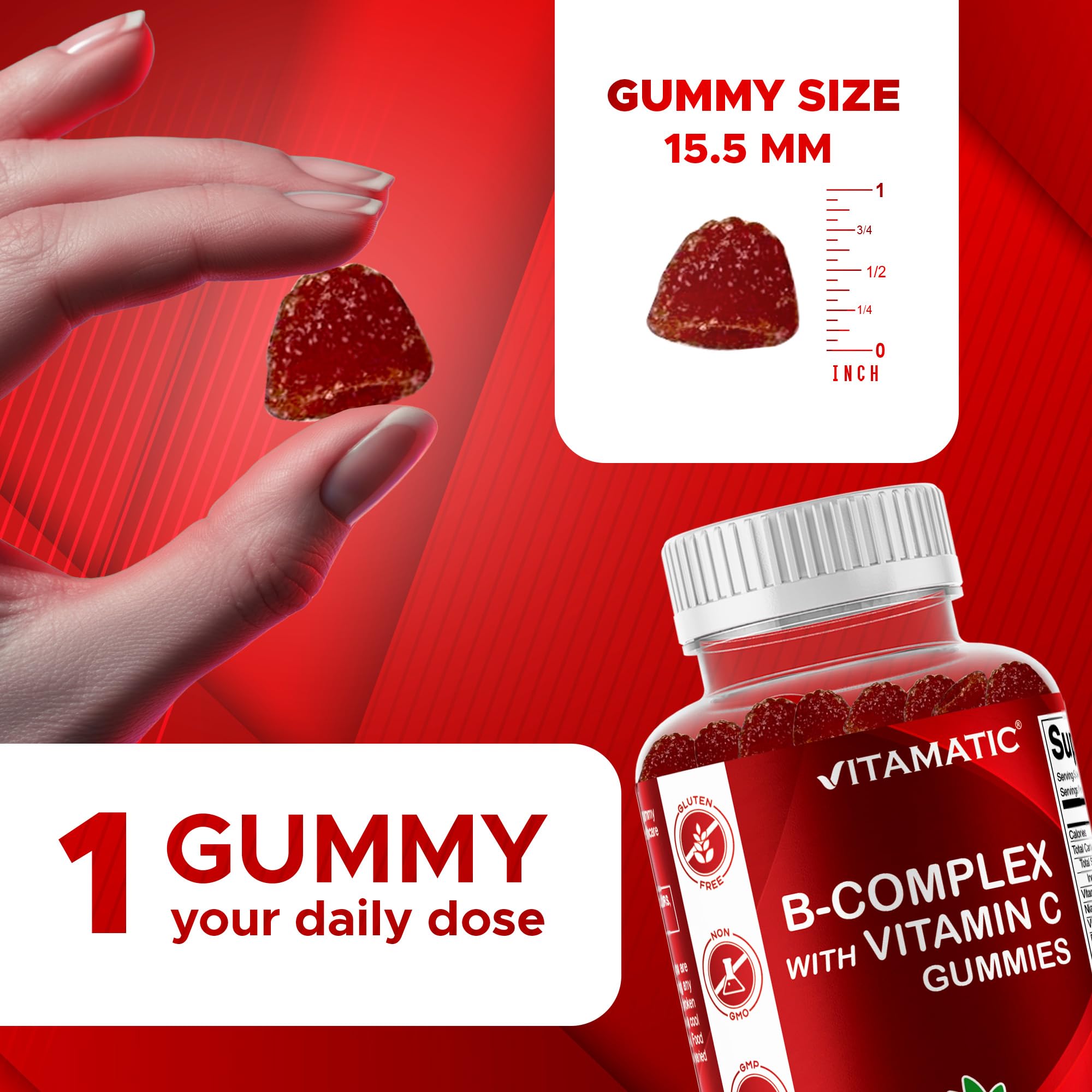 Gomitas Vitamatic para apoyar el sistema nervioso