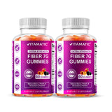 Gomitas Vitamatic prebióticas para adultos en dos-pack, fibra diaria para digestión regular.