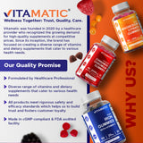 Gomitas Vitamatic Prebioticas textura suave masticación fácil