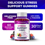 Gomitas Vitamatic sabor bayas mixtas, deleite sabroso para apoyar la relajación.