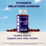 Gomitas veganas Vitamatic, sin colorantes artificiales, acción suave para la noche.