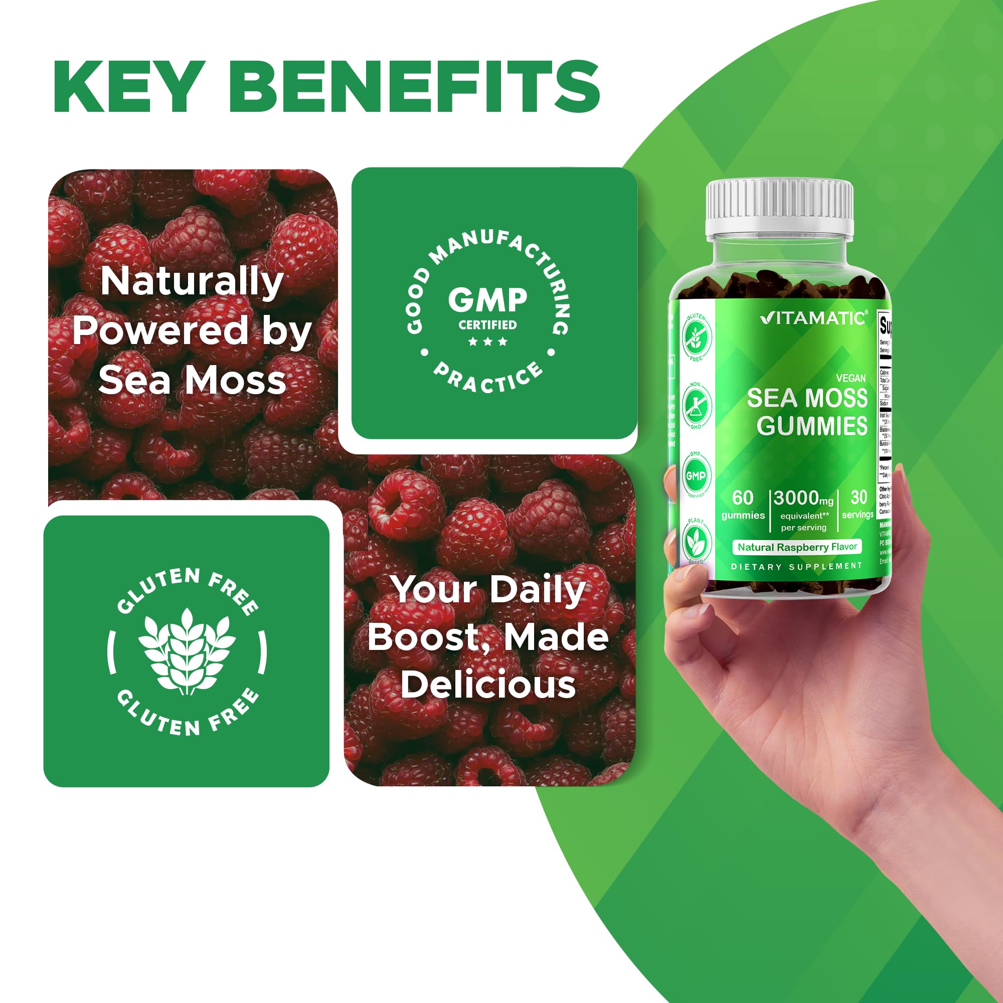 Sin colorantes ni conservantes, gominolas Vitamatic