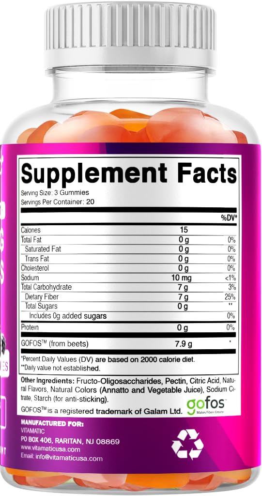 Ingredientes de alta calidad de Vitamatic, libres de levadura, soja, maíz y trigo.