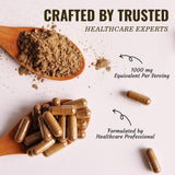 Vitamatic Kava Kava 1000mg - envase de vidrio con cierre seguro.