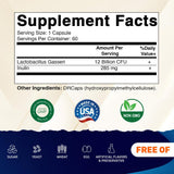 La etiqueta Vitamatic destaca inulina prebiótica y beneficios potenciales.