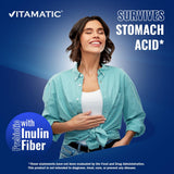 Vitamatic Lactobacillus Reuteri, detalle de la cápsula y liberación retardada