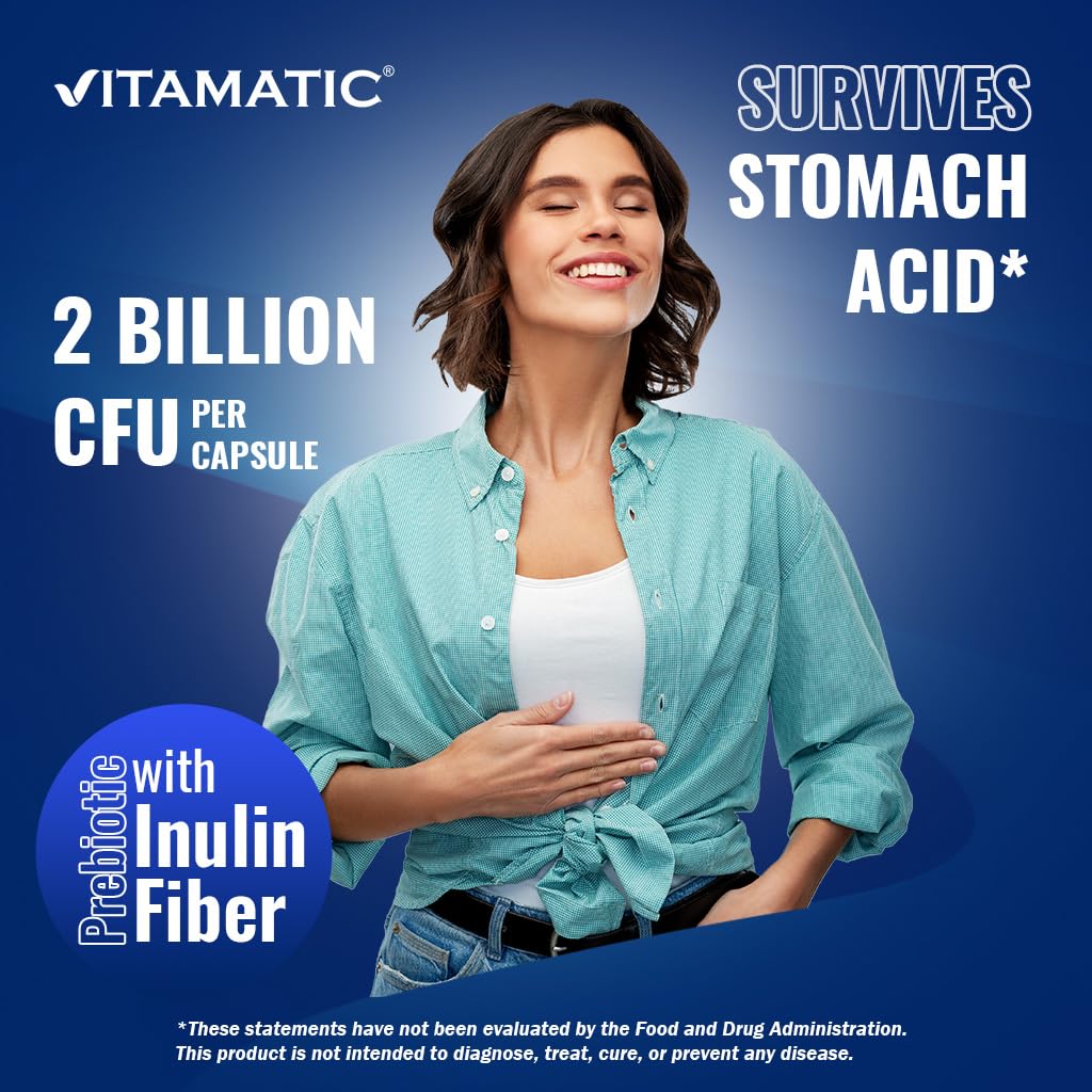 Vitamatic Lactobacillus Salivarius hecho en Estados Unidos bajo GMP.