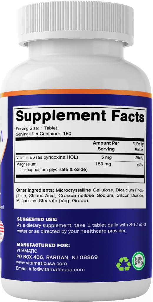 Vitamatic magnesio con B6, sello BPM y cumplimiento regulatorio