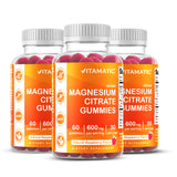 Vitamatic Magnesio gominolas sabor frambuesa para apoyo diario de músculos y nervios