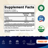 Vitamatic MCT Cápsulas: etiqueta clara destacando C8 y C10