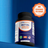 Vitamatic MCT Oil dosificación diaria para medir cápsulas