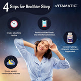 Vitamatic Melatonina con Ashwagandha fabricada en EE UU