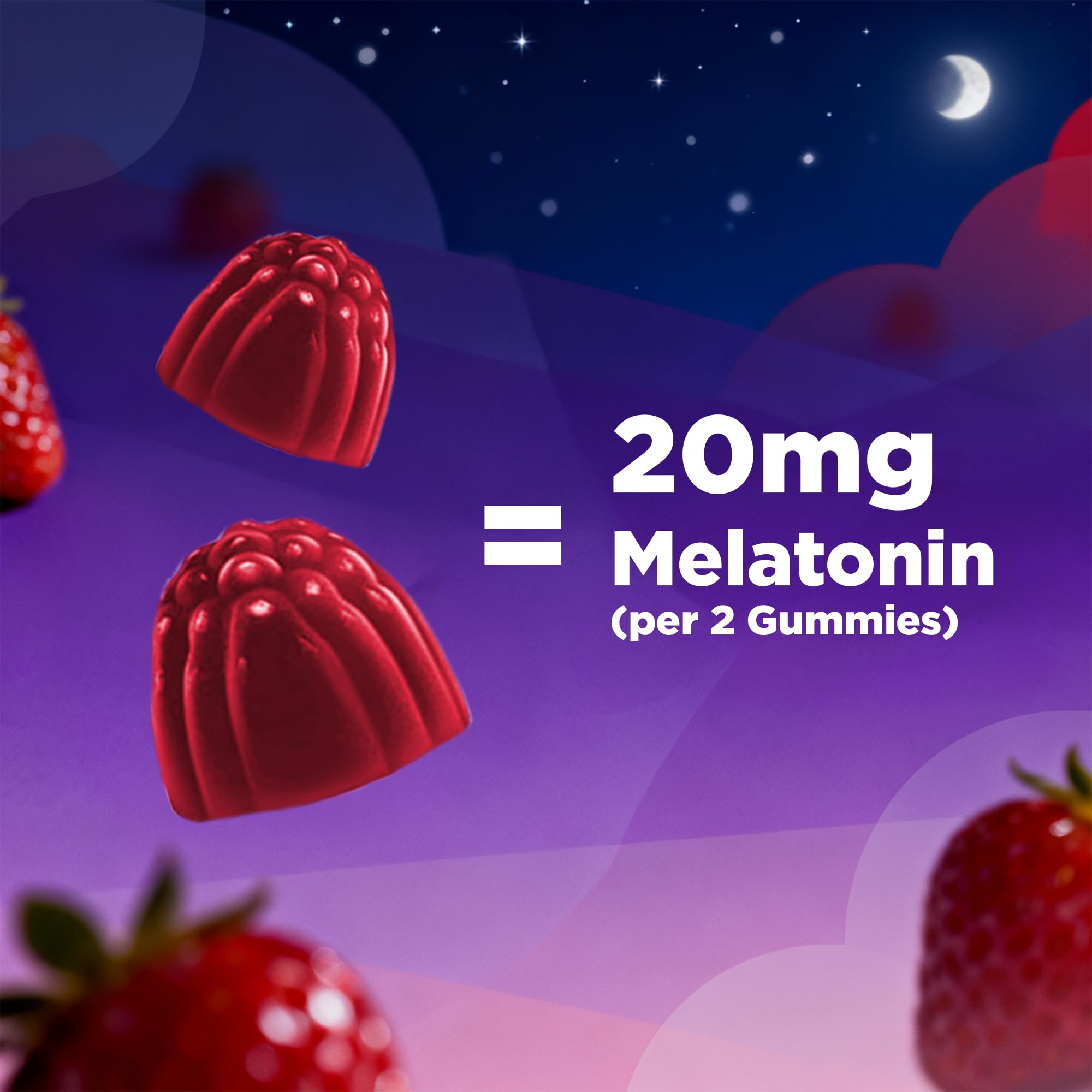 Vitamatic etiqueta clara destaca melatonina vegana y libre de alérgenos