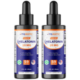 Vitamatic Melatonina Gotas: botella de 59 ml para descanso nocturno.