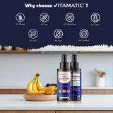 Vitamatic Melatonina Gotas: empaque en caja visible.
