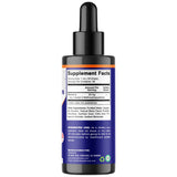 Vitamatic Melatonina Gotas: sello hecho en EE.UU. y libre de alérgenos.