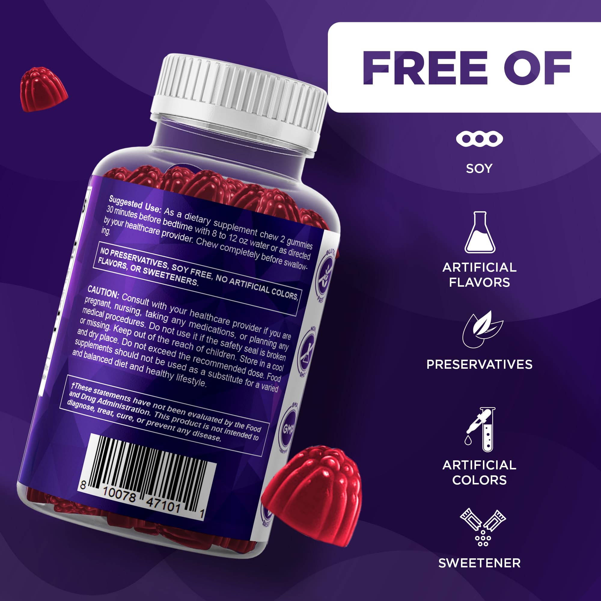 Vitamatic gominolas veganas hechas con pectina opción vegetariana