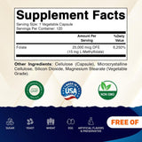 Vitamatic Metil Folato: cápsulas vistas de cerca
