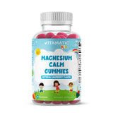 Vitamatic gomitas magnesio Calma para niños frente al frasco, experiencia de consumo diaria