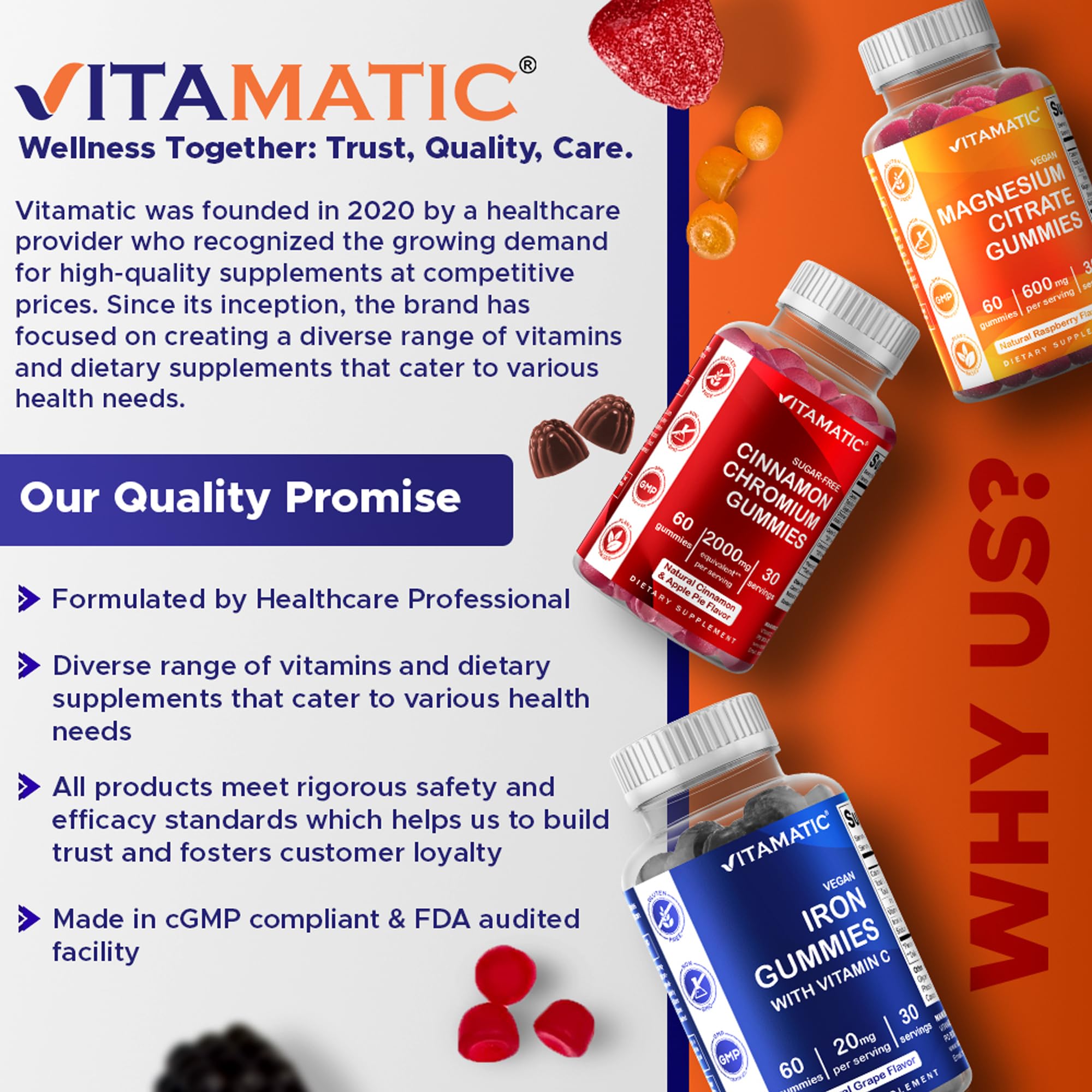 Niño tomando Vitamatic gomitas magnesio Calma