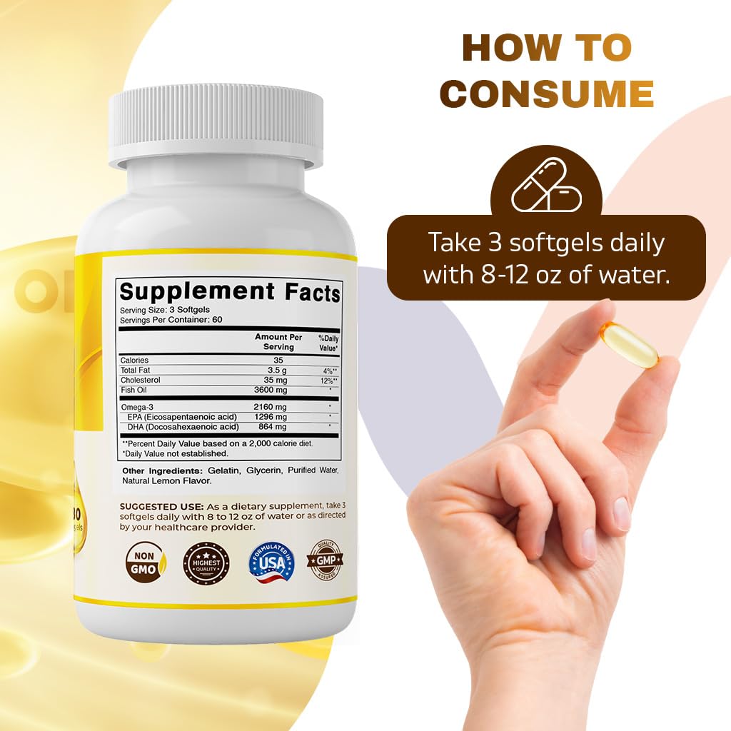 Vitamatic Omega 3 cápsulas blandas, fáciles de tragar para uso diario.