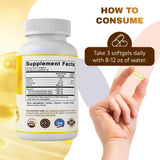 Vitamatic Omega 3 cápsulas blandas, fáciles de tragar para uso diario.